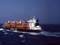 1985 MS Christian Wesch - Begegnung auf See mit anderem Schiff der Reederei Wesch