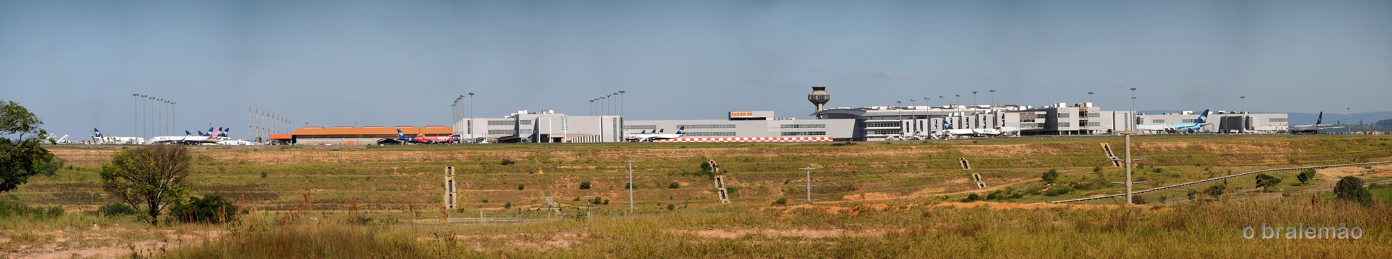 panorâmica do aeroporto Viracopos, Campinas