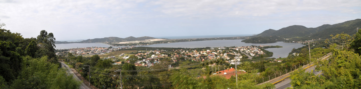 panorama Lagoa da Conceição, Florianópolis, Santa Catarina (25 Megapixel) 143 cm x 35 cm