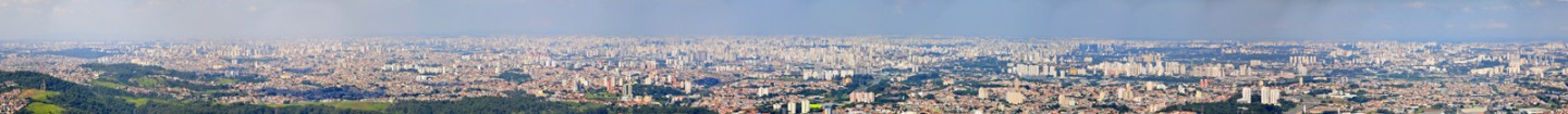 pano São Paulo do Pico do Jaguará (195 Megapixel - 13 x 1 m)